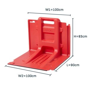 FH66-L Straight flood barrier