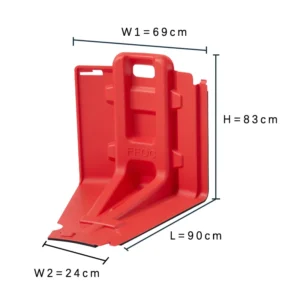 FH83-U Inner Curved Flood Barrier