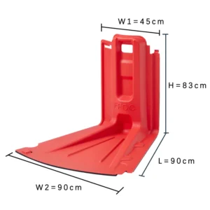 FH83-C Outer Curved Flood Barrier